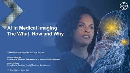AHRA Webinar - AI in Medical Imaging AHRA Webinar - AI in Medical Imaging